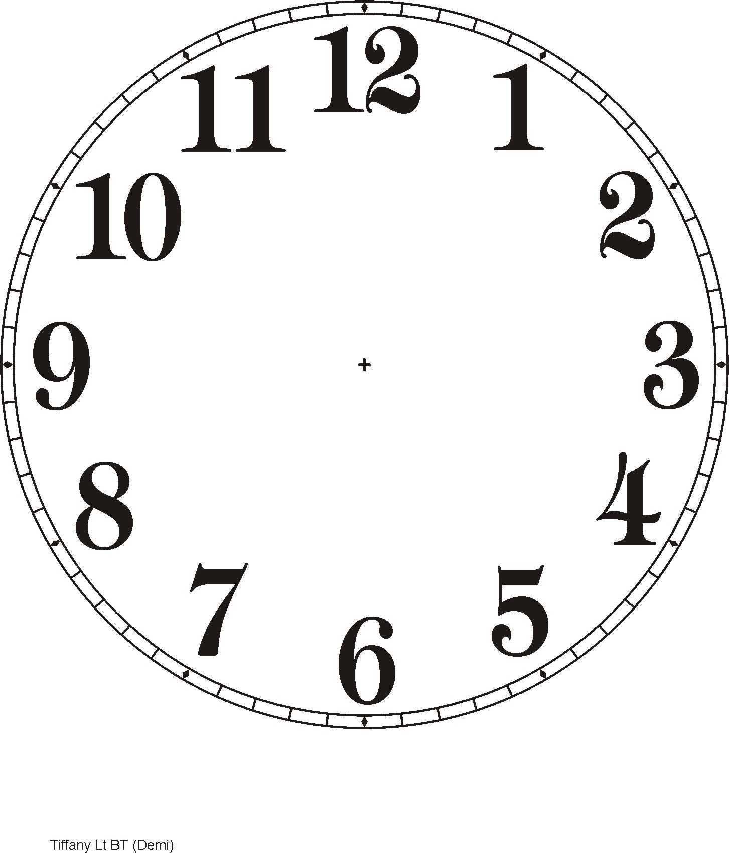 Printable Clock Faces